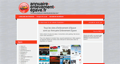 Desktop Screenshot of annuaire-enlevement-epave.fr