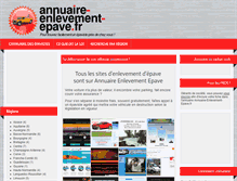 Tablet Screenshot of annuaire-enlevement-epave.fr